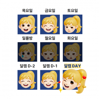 달캠러의 감정변화